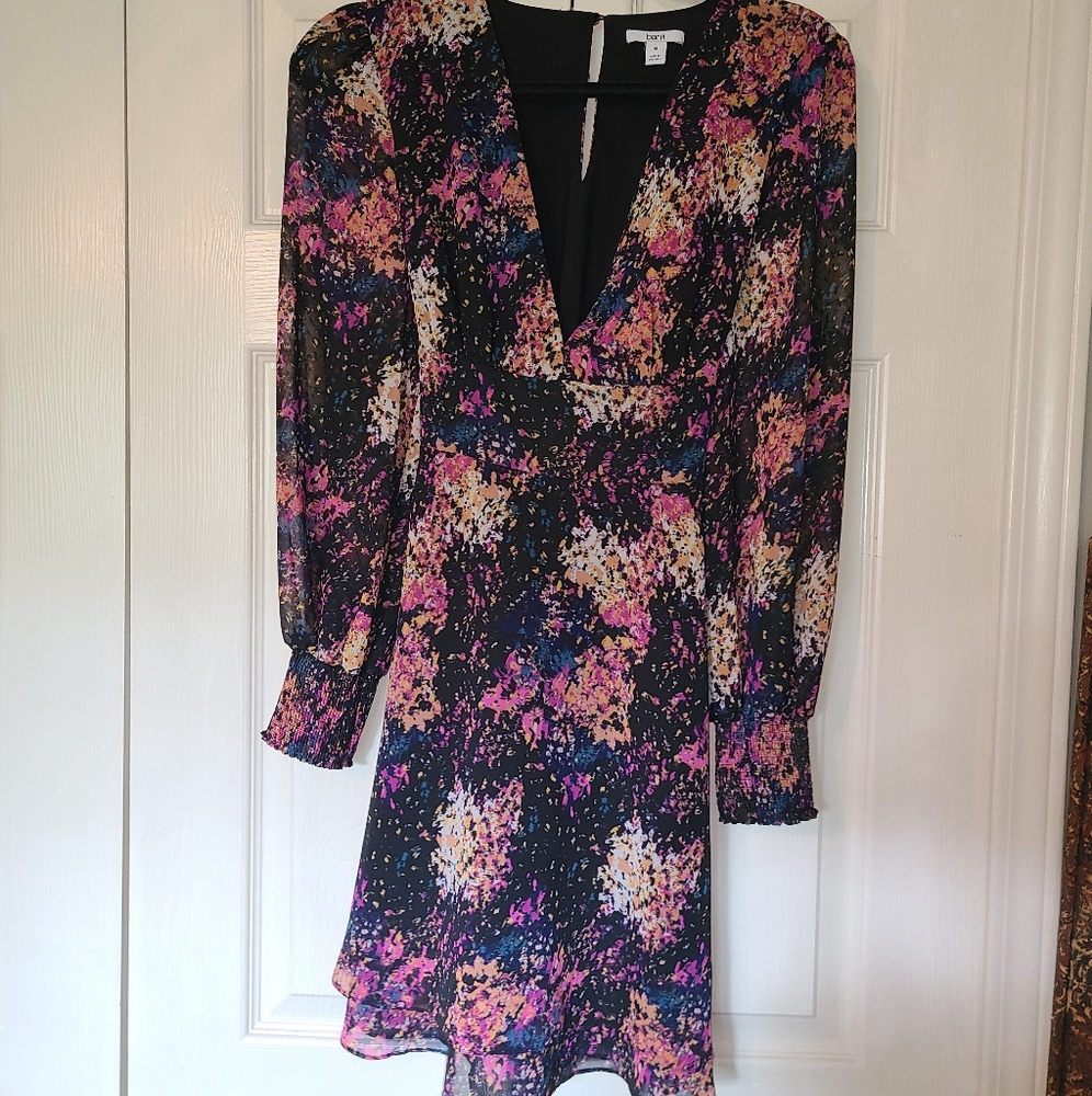 Floral Long Sleeve Tie back